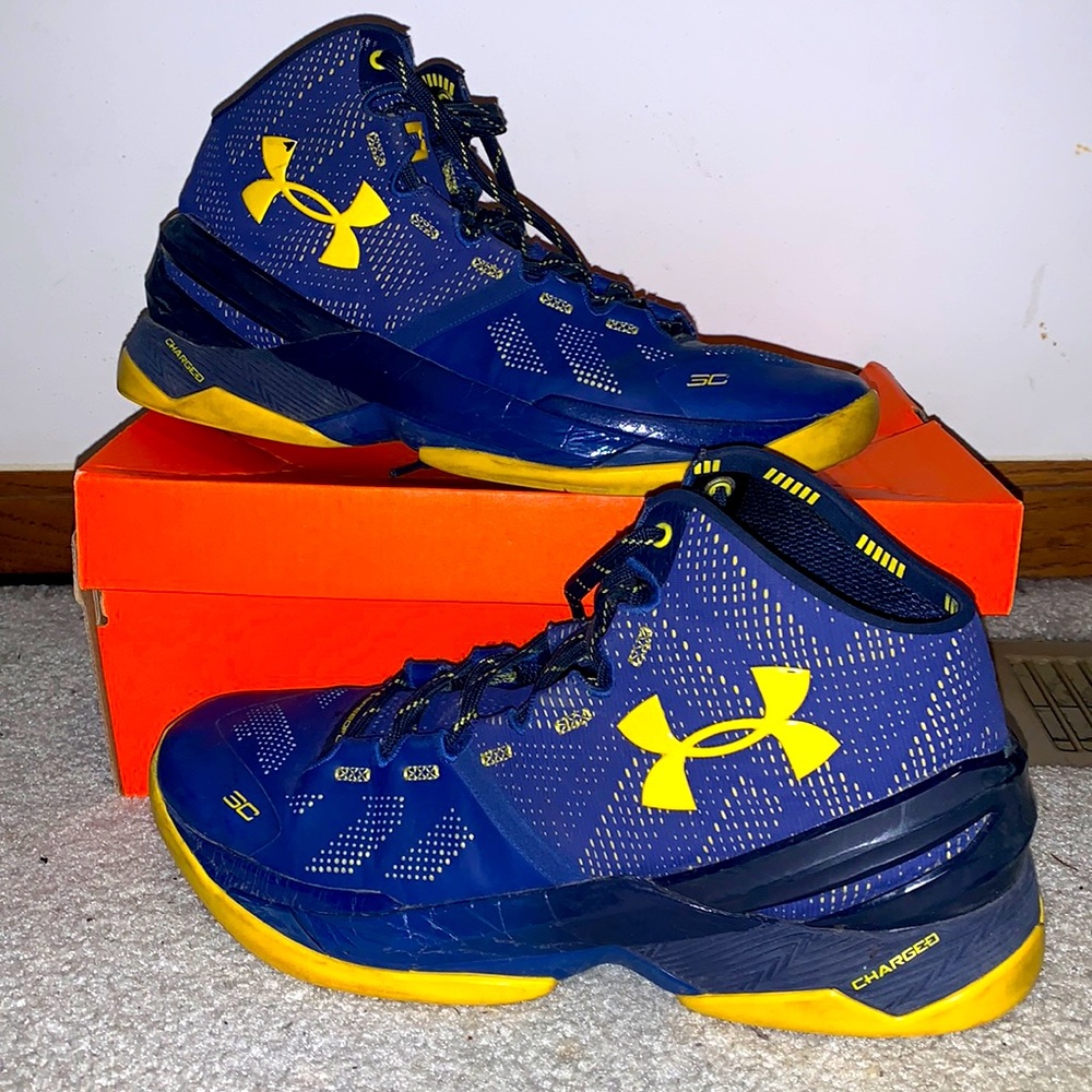 Under Armour Curry 2 'Dub Nation' Mens Sneakers - Size 12